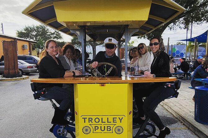 Party Bike through St. Pete with Bar+Mural Stops on Trolley Pub - What $39 Buys You