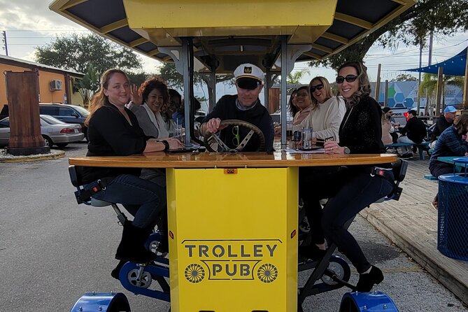 Party Bike through St. Pete with Bar+Mural Stops on Trolley Pub - Music, Murals, and the Ride Between Stops