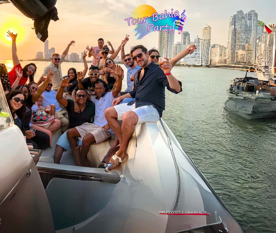 Party Boat in Cartagena Bay with NightClub Ticket - Sunset views, with a useful warning