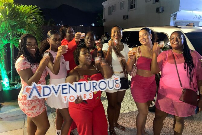 Party Bus Bar Hopping Nightlife in Sint Maarten - Maho opens the night with several bars in one strip