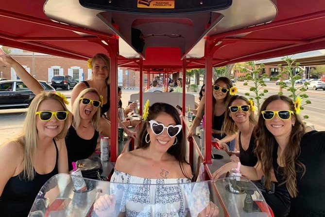 Pedal Bar Crawl Tour of Downtown Phoenix - BYO drinks, music, lights, and the practical value of the ticket