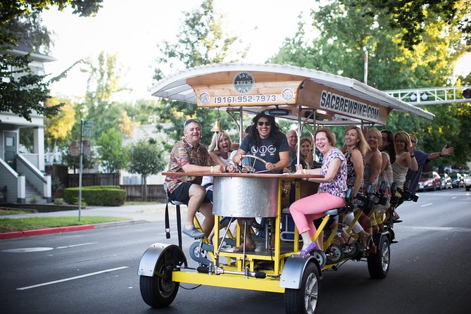 Pedal, Drink, and Bar hop through Sacramento on a 15 seat Beer Bike - A rolling introduction to Sacramento’s bar scene