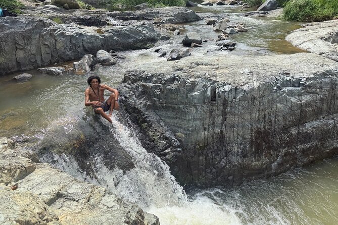 Pinones Bar Hopping Beach Food Tour & Caguas River Hidden Gem - A natural pool at the Turabo River