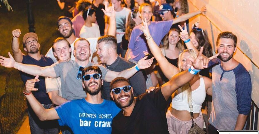 Prague: Pub Crawl with Unlimited Drinks, Bars & Club Entry - Walking three to five minutes between central bars