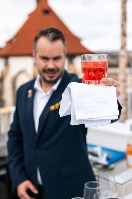 Prague: Sky Bar Aperitivo Menu with Drink & Panoramic Views - Four menus, with choices for different tastes