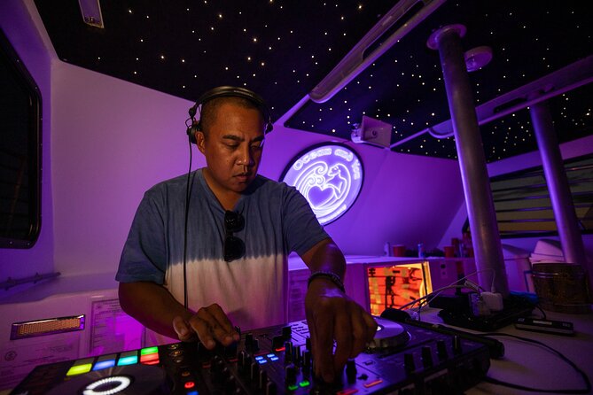Premier Waikiki Sunset Party Cruise with Live DJ and Full Bar - Diamond Head from the water at golden hour
