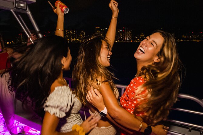 Premier Waikiki Sunset Party Cruise with Live DJ and Full Bar - Drinks, the bar, and the $72 price