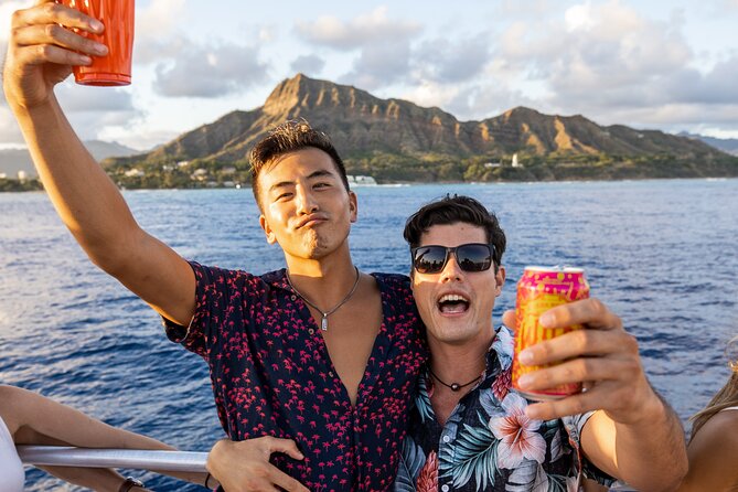 Premier Waikiki Sunset Party Cruise with Live DJ and Full Bar - Wildlife sightings are a possible bonus