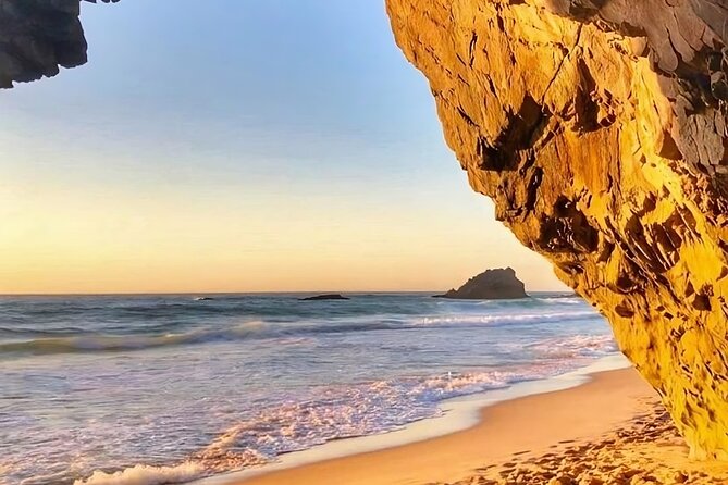 Private Paradise Beaches and Famous Beach Bars Tour in Lisbon - Guincho Beach, wind, dunes, and powerful surf