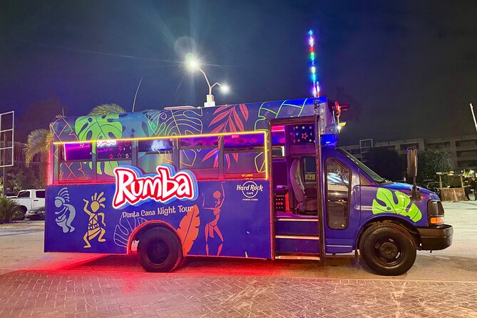 Punta Cana Nightlife Tour: Bars and Clubs in Downtown - The disco bus sets the tone