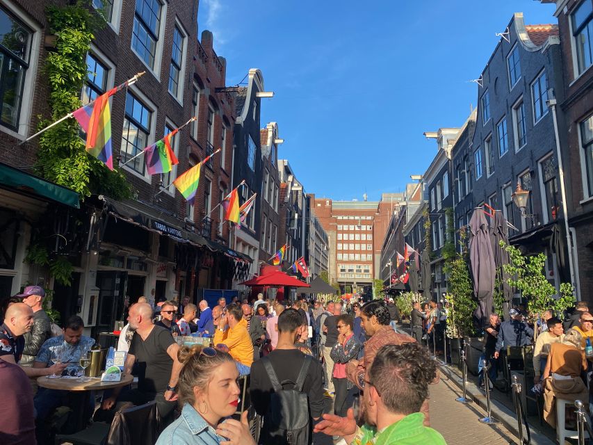 Rainbow Bar Stroll: Sashay through Amsterdam - A 15-minute break with champagne tasting