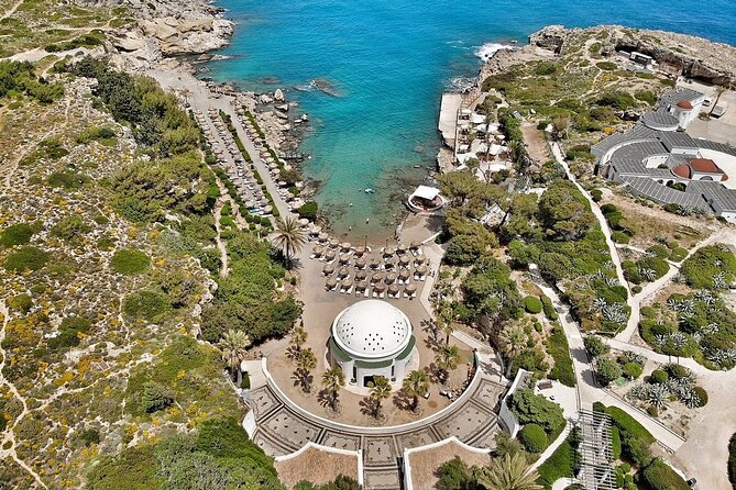 Rhodes Private Luxury Day Cruise MediterAsian Cocktails Champagne - Ladiko Beach and lunch aboard Sailing Edisa