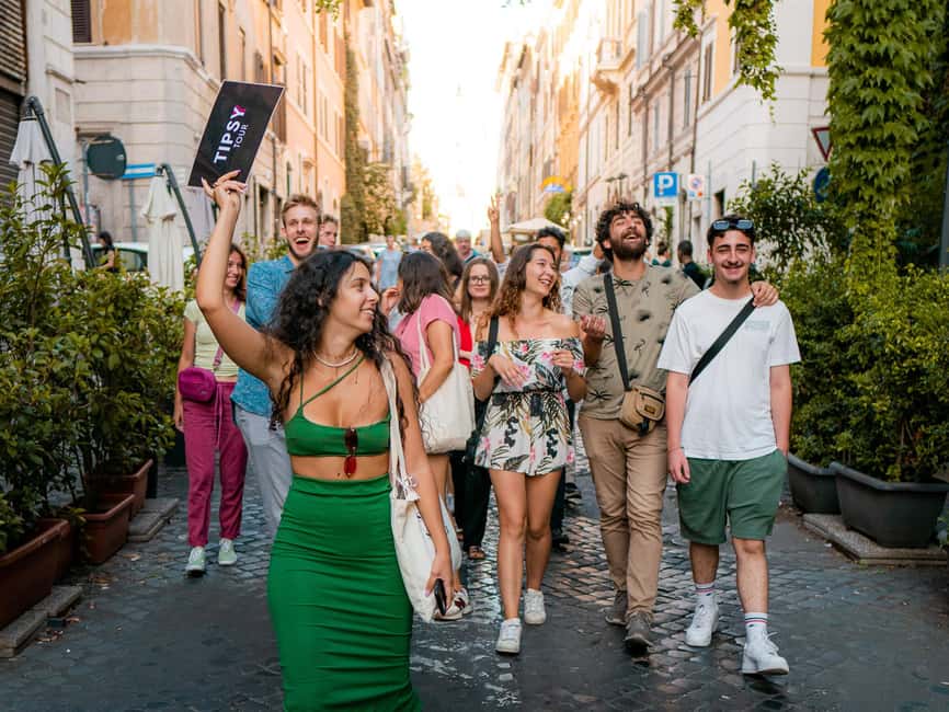 Rome: Nightlife Tour & Guided Bar Crawl with Games & Karaoke - Key points at a glance