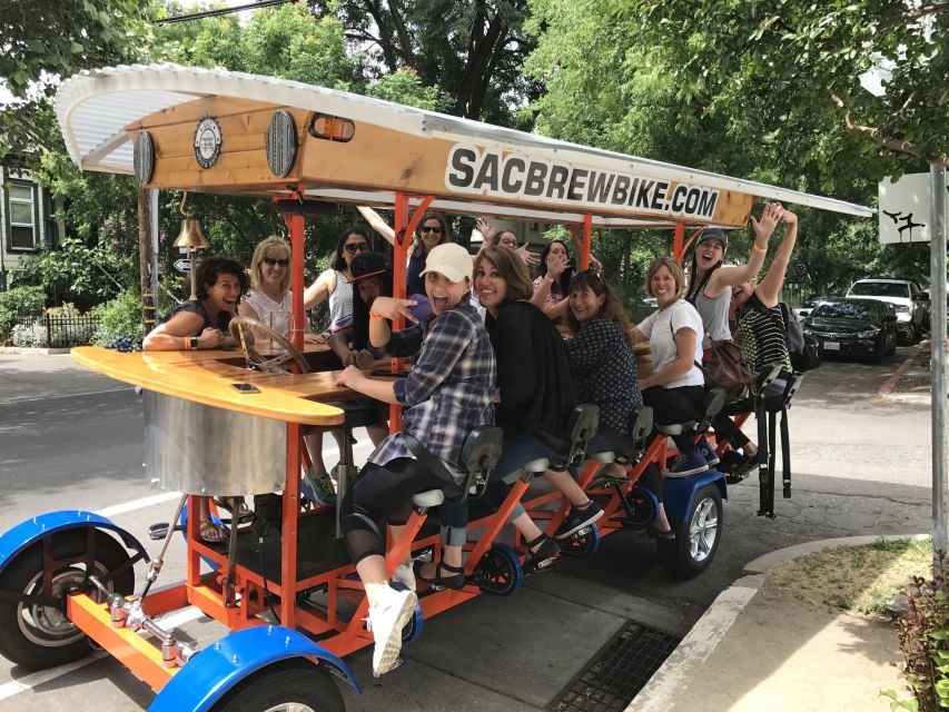 Sacramento: Pedal Bar Tour with 2 Stops - What the moving pedal bar is really like