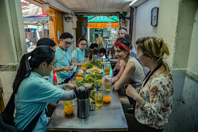 Saigon After Dark With Seafood, Beer & Live Music Bar - The Rooftop View Adds a Change of Scale