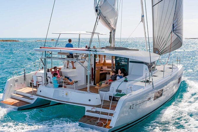 Santorini Catamaran Cruise with Greek Meal, Open-Bar and Sunset - Choosing morning, sunset, classic, or luxury