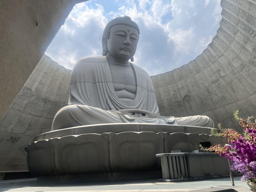 Sapporo: Buddha Hill, TV Tower, and Sake Stand Bar Tour - The Hill of the Buddha and its dramatic concrete tunnel