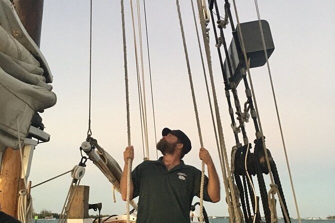 Schooner Appledore Day Sail with Full Bar in Key West - Helping with the sails
