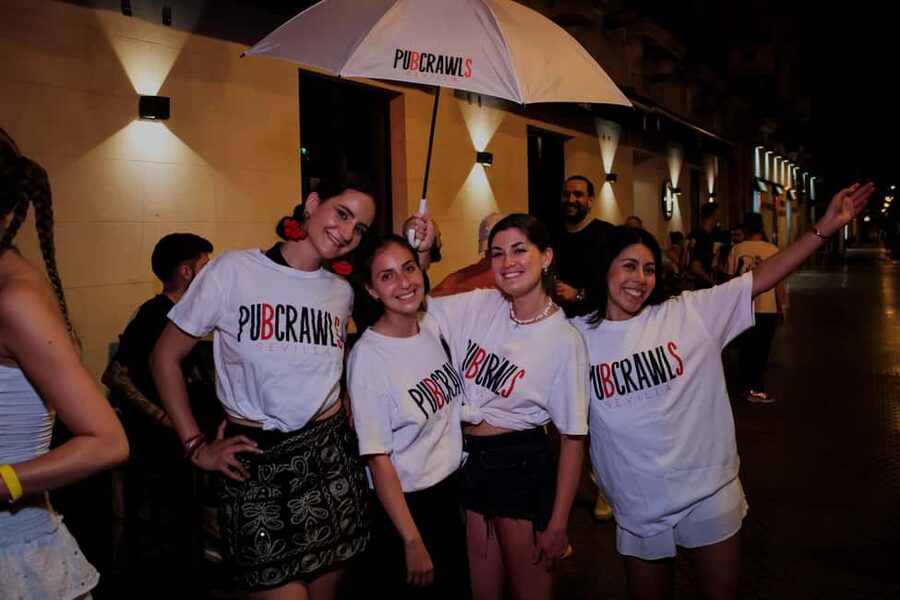 Seville: 3 Bars Pub Crawl + VIP Club Entrance & 3 Free Shots - Meeting at Plaza del Salvador, then heading toward Alameda