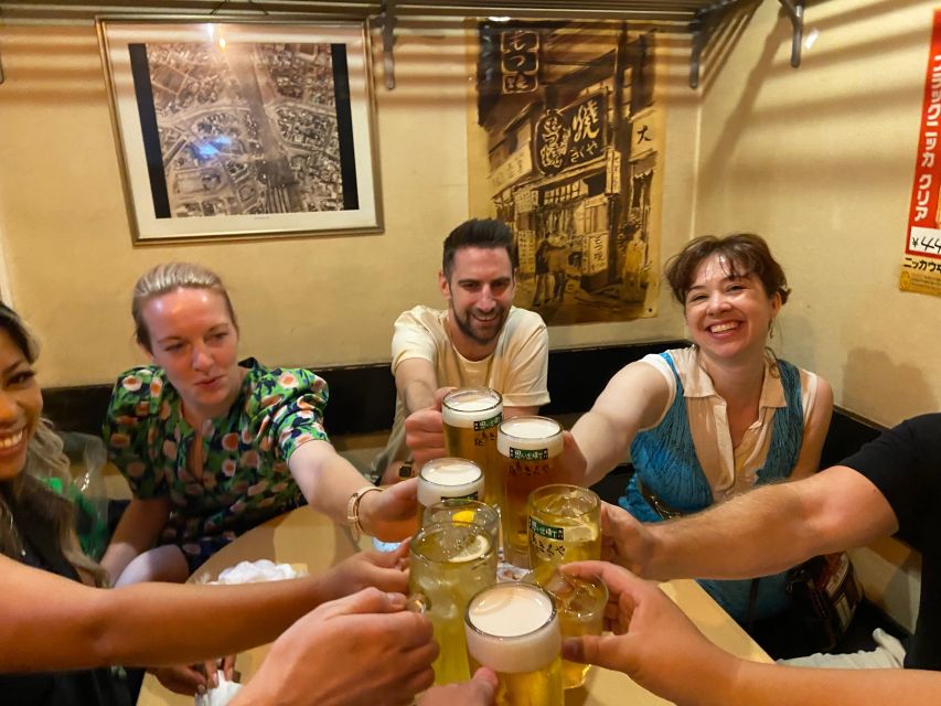 Shinjuku: bar hopping night tour at Japanese Izakaya - Golden Gai, where every doorway feels different