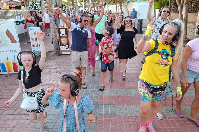 Silent Disco Walking Tours - The Costa Adeje beachfront becomes your stage