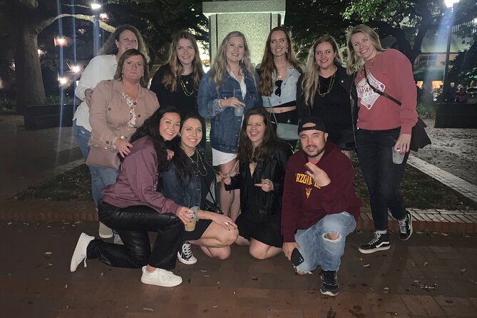 Spirits with Spirits Happy Hour Walking Bar Pub Crawl - Johnson Square and Savannah’s city plan