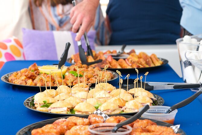 Sunday Mimosa Bar Catamaran Sail with Mini Brunch Bites - Under the Arthur Ravenel Jr. Bridge