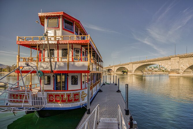 Sunset Cocktail Cruise on Lake Havasu's Paddle Wheeler - Passing beneath London Bridge