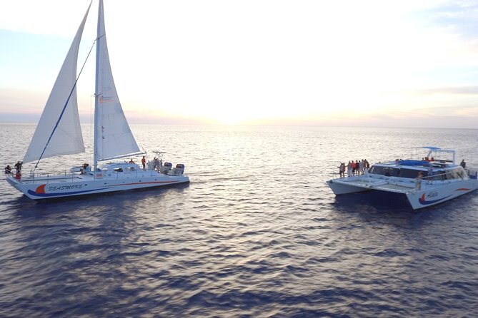 Sunset Cocktail Cruise on our Sailing Catamaran - Sunset on the Kohala Coast, With a Drink in Hand