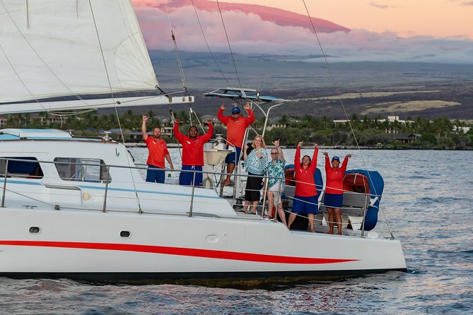 Sunset Cocktail Cruise on our Sailing Catamaran - Wildlife Is Possible, But It Is Not the Main Event