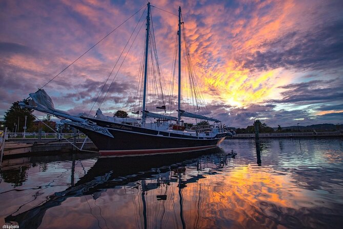 Sunset Sail from Traverse City with Food, Wine & Cocktails - Sailing across Grand Traverse Bay at sunset