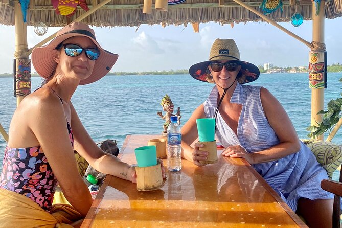 Sunset Tiki Bar Cruise in Caye Caulker, Belize - Meeting Captain Elder And The Crew