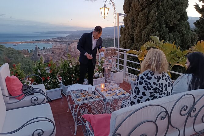 Taormina premium food & wine tour at rooftops and upscale bars - Starting at San Domenico Palace at 7:00 p.m.