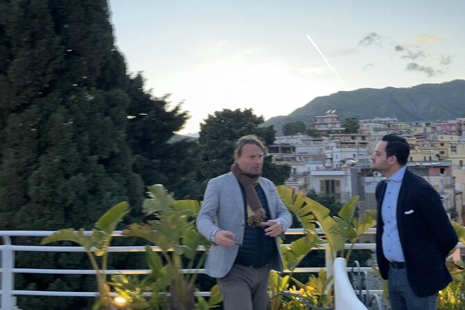 Taormina premium food & wine tour at rooftops and upscale bars - Piazza IX Aprile and the Open-Air Pause