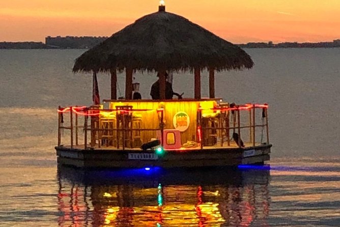 Tiki Boat - Clearwater - The Only Authentic Floating Tiki Bar - A six-person boat instead of a crowded booze cruise