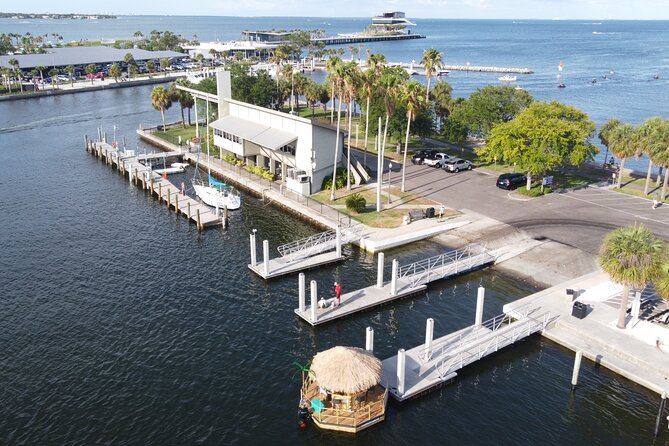 Tiki Boat - St. Pete Pier - The Only Authentic Floating Tiki Bar - Picking the best time of day