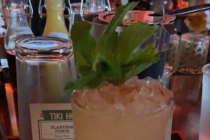 Tiki Cocktail Class in Key West, Florida - The fire lesson adds theater and a safety warning