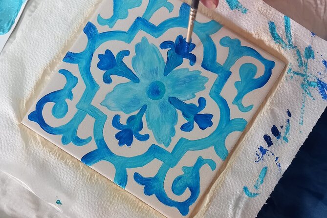Tile Painting and Cocktails in Downtown Porto - At R. Chã 77, the workshop begins