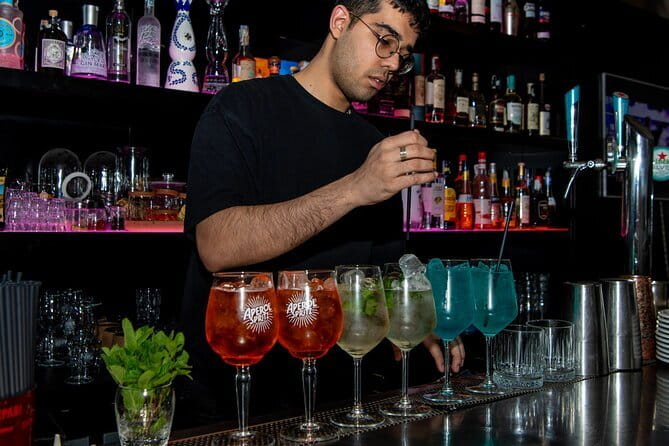 Tipsy Tour: Guided Bar Crawl In Florence with Dark History - Giardino Martin Lutero and wine beside the Arno