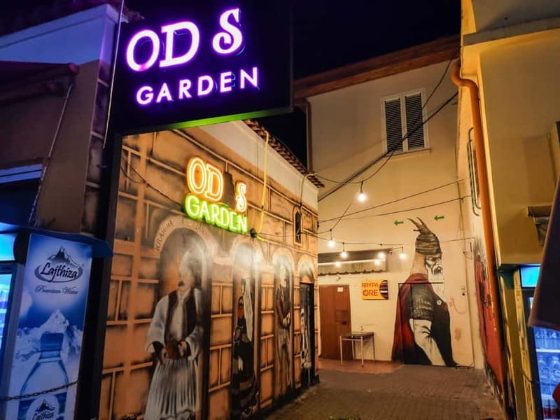 "Tirana After Dark: Nightlife Tour & Local Drinks" - The Pyramid after dark and a raki at Komiteti