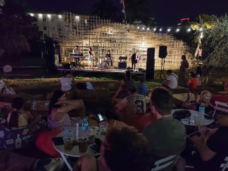 "Tirana After Dark: Nightlife Tour & Local Drinks" - Air Albania Stadium and modern Tirana