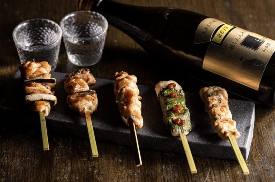 Tokyo: Izakaya Bar Experience at Kuuraku Ginza Reservation - The nine-skewer course is the full evening