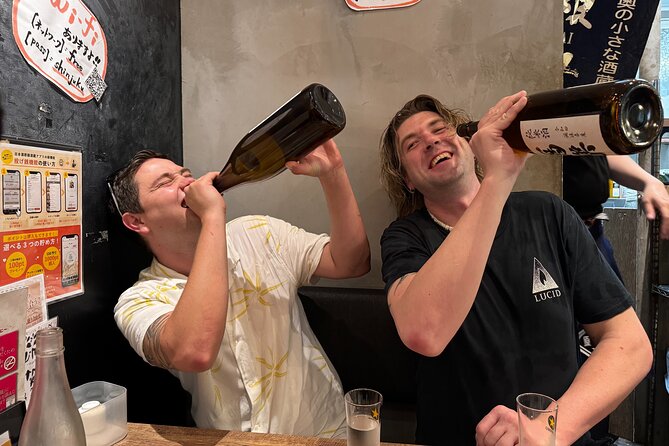 Tokyo: Shinjuku Local Bar Hopping Walking Tour - Nishishinjuku: four sakes to finish