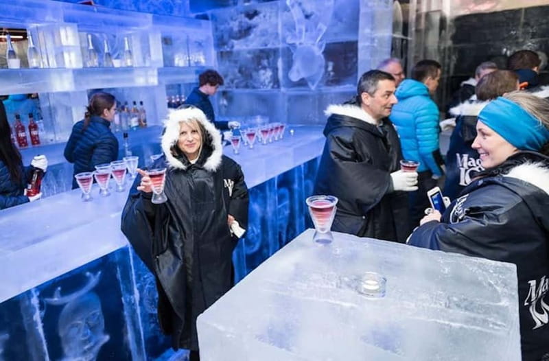Tromsø: Magic Ice Bar Entrance and Welcome Drink - Entering Tromsø’s frozen gallery