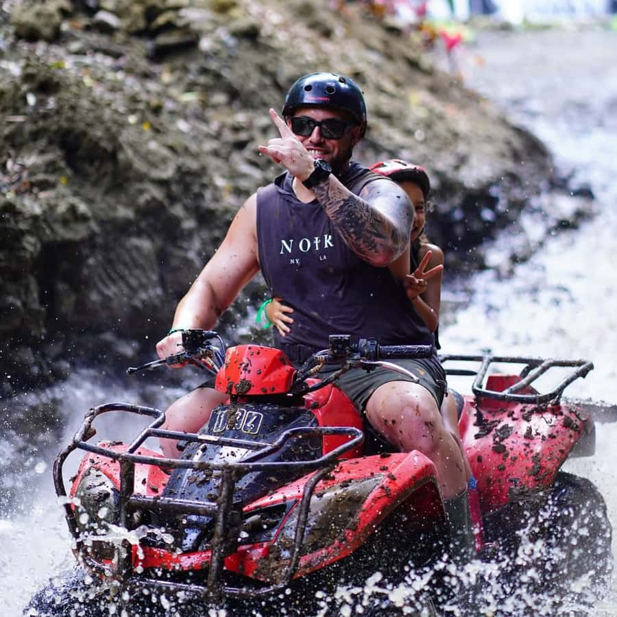 Ubud Bali ATV Alasan Adventure Gorila Cave & Cretya Pool Bar - Safety, equipment and comfort on the track