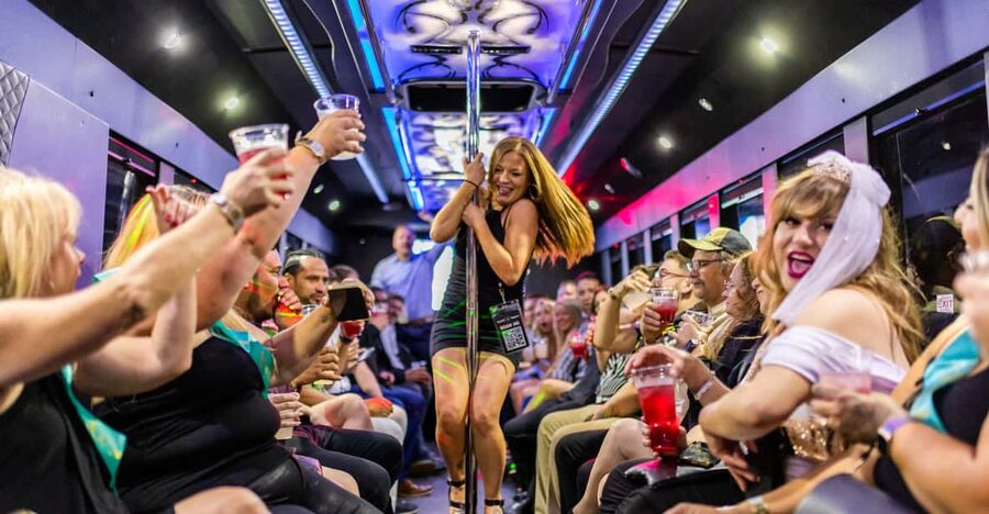 Vegas: 4-Hour Club Crawl with Party Bus Experience - How the three-club route changes each night