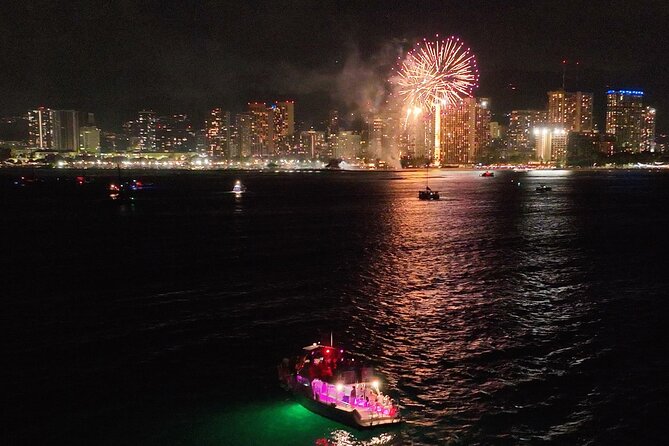 Waikiki Friday Fireworks Party Cruise with Live DJ & Full Bar - Leaving Kewalo Basin Harbor at 5:30 pm