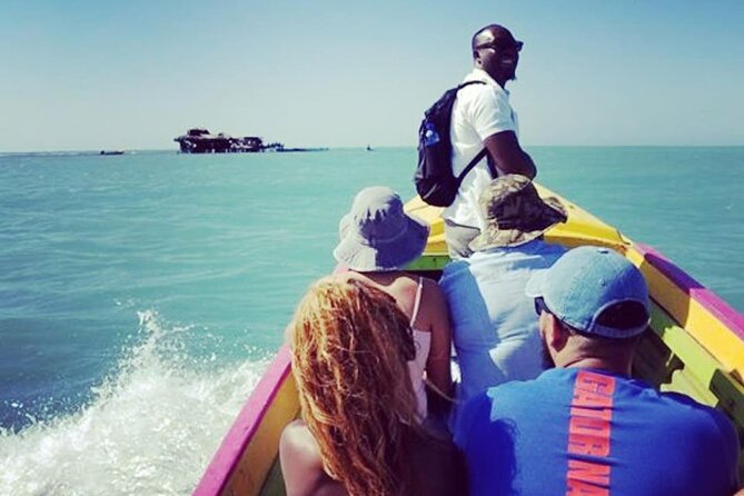 YS Falls, Black River Safari, Appleton Rum Tour OR Pelican Bar (Choose Up to 3) - Floyd’s Pelican Bar: a bar reached by boat